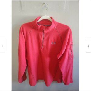 Under Armour 1/2 Zip Fleece Pullover Sleeve Pocket Size M